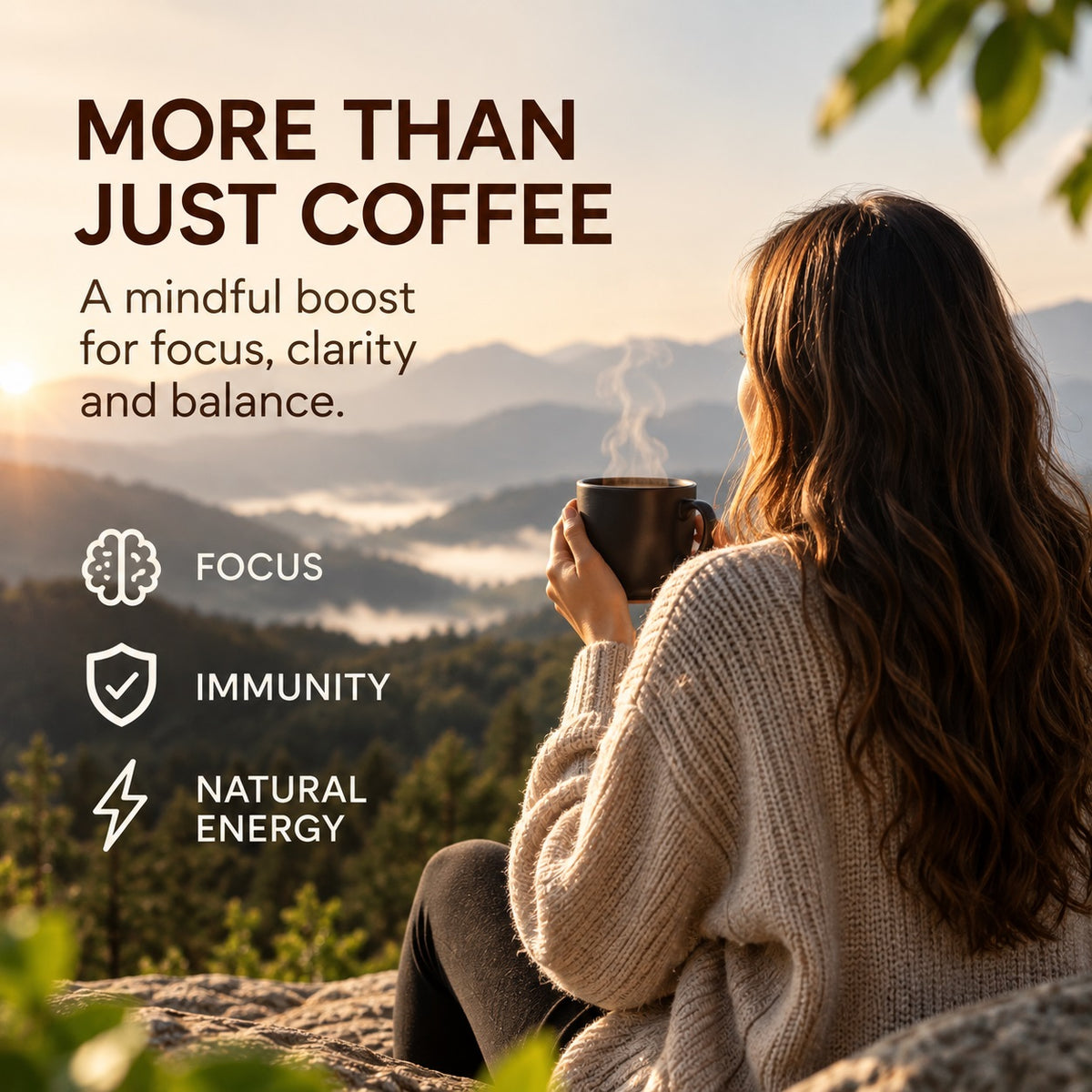 Mushroom Coffee with Lion’s Mane + Chaga