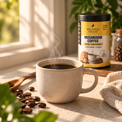 Mushroom Coffee with Lion’s Mane + Chaga
